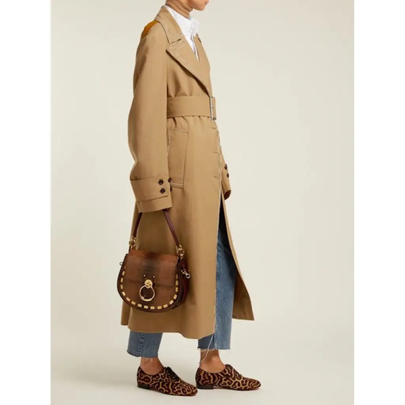 Christian Louboutin New Fred Flat Black Brown Leopard Pony Fur Derby Loafer 35.5 - Picture 5 of 12